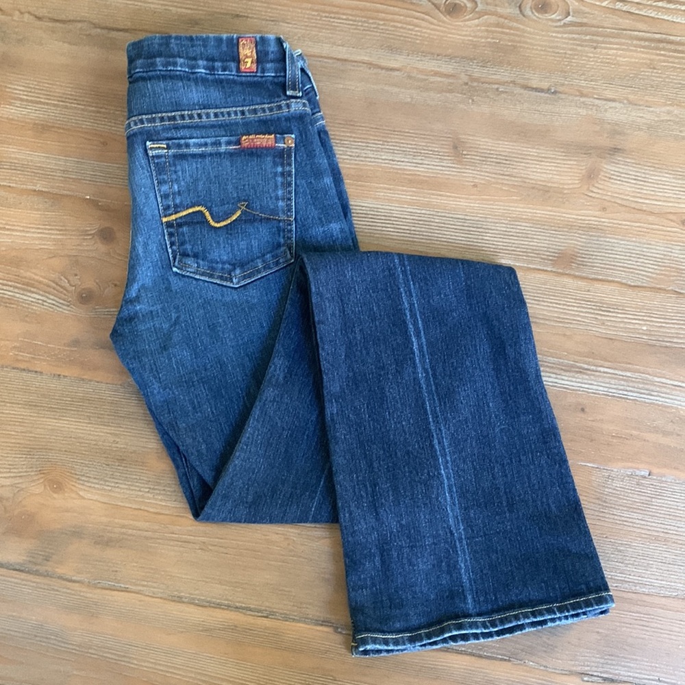 7 FOR ALL MANKIND • Women's Jimmie Bootcut Denim Jeans - Size 26